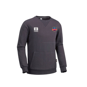 험멜 수원 FC 래플리카 라운드 티셔츠 HM-392 블랙