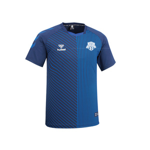험멜 수원 FC 래플리카 라운드 티셔츠 HM-2857 네이비